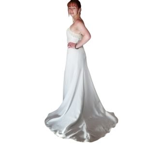 Bridal Originals Wedding Gown Ivory White Size 8